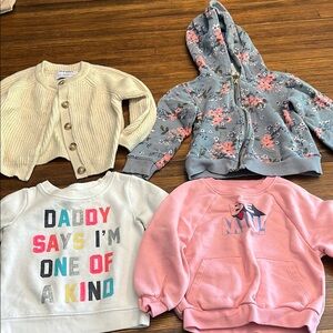 Set of 4 sweatshirts - 18-24 months